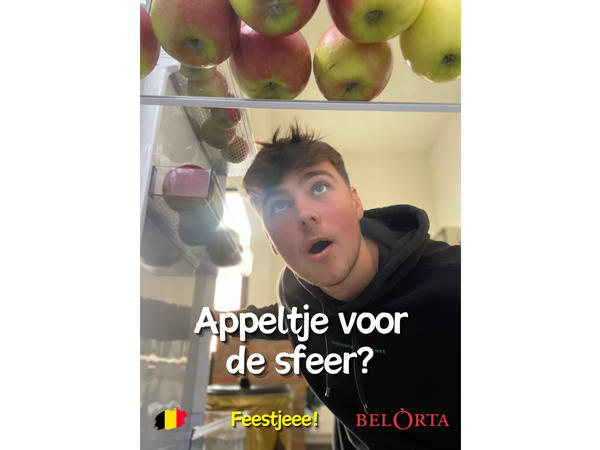 Poster Bel'Orta: Appeltje voor de sfeer